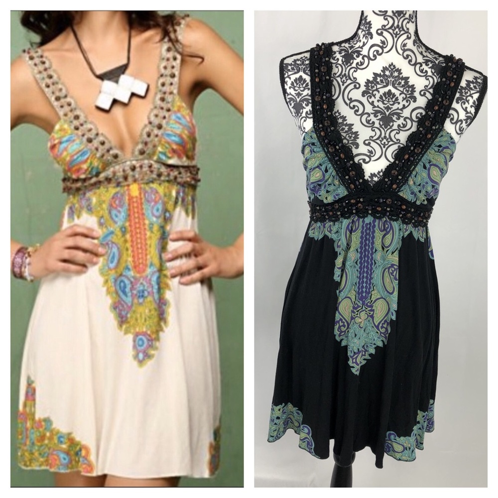 Free People Yucatán Beaded Dress